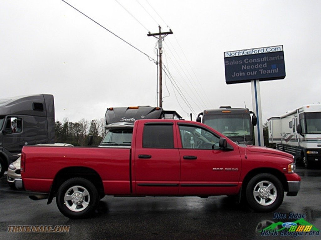 2005 Ram 2500 SLT Quad Cab - Deep Molten Red Pearl / Dark Slate Gray photo #5