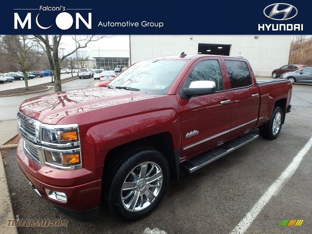 2014 Silverado 1500 High Country Crew Cab 4x4 - Victory Red / High Country Saddle photo #1