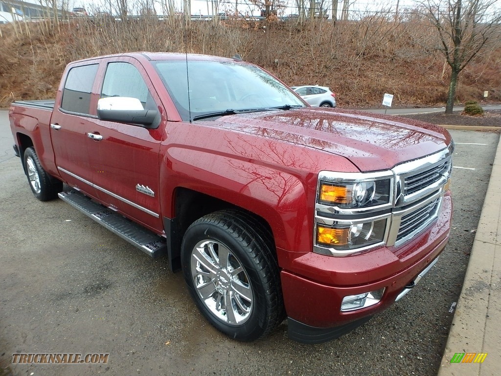 2014 Silverado 1500 High Country Crew Cab 4x4 - Victory Red / High Country Saddle photo #5