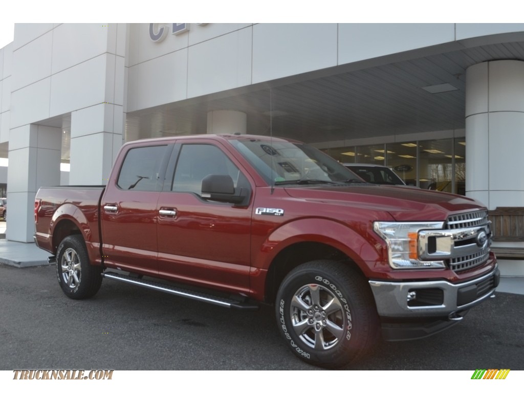 2018 F150 XLT SuperCrew 4x4 - Ruby Red / Earth Gray photo #1