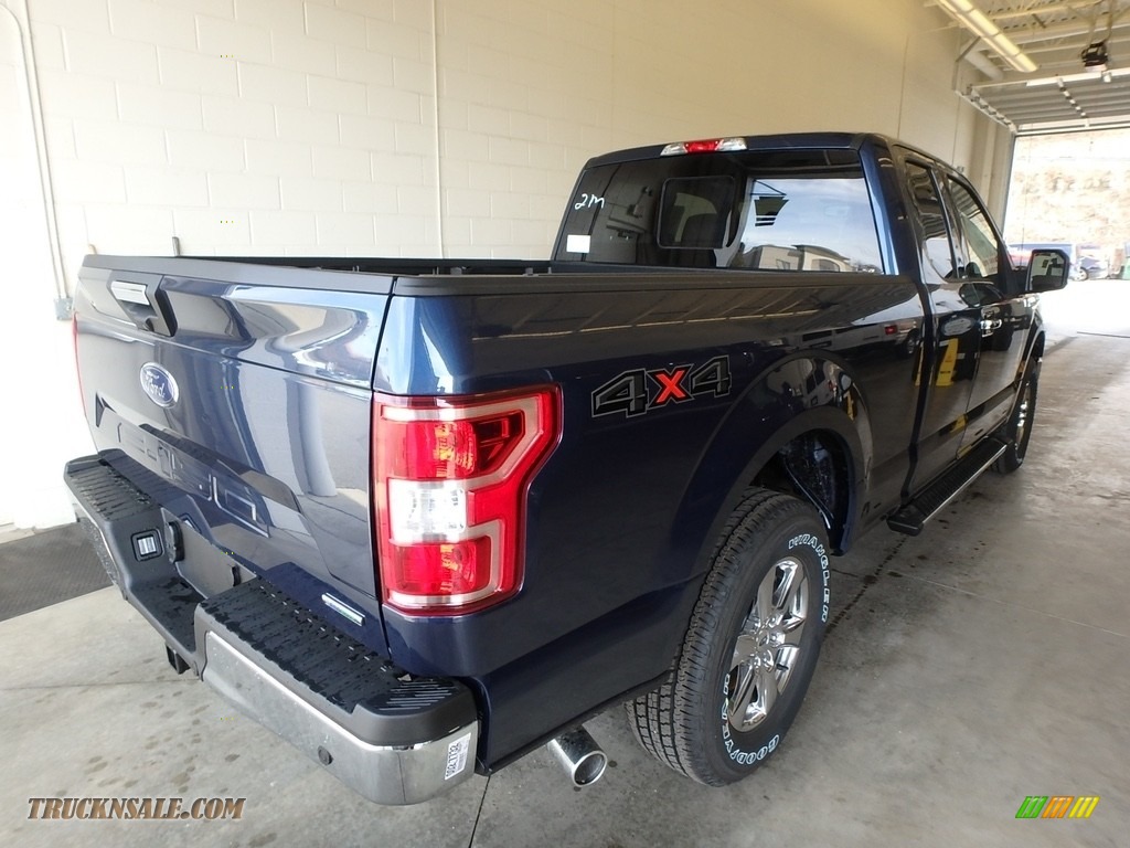 2018 F150 XLT SuperCab 4x4 - Blue Jeans / Earth Gray photo #2