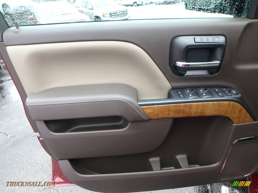 2014 Sierra 1500 SLT Double Cab 4x4 - Sonoma Red Metallic / Cocoa/Dune photo #20