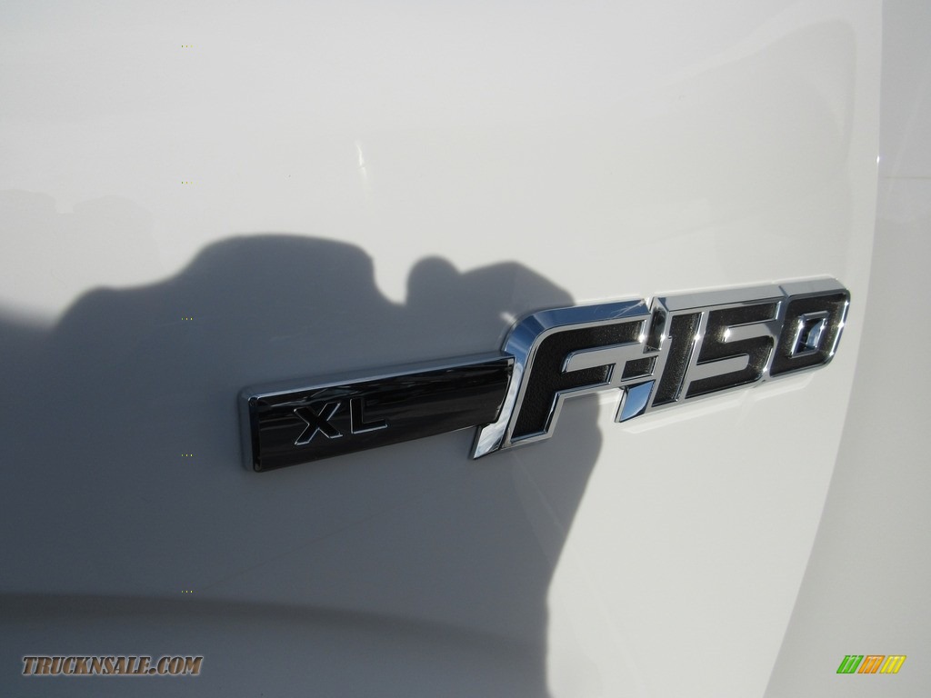 2014 F150 XLT SuperCab - Oxford White / Steel Grey photo #53