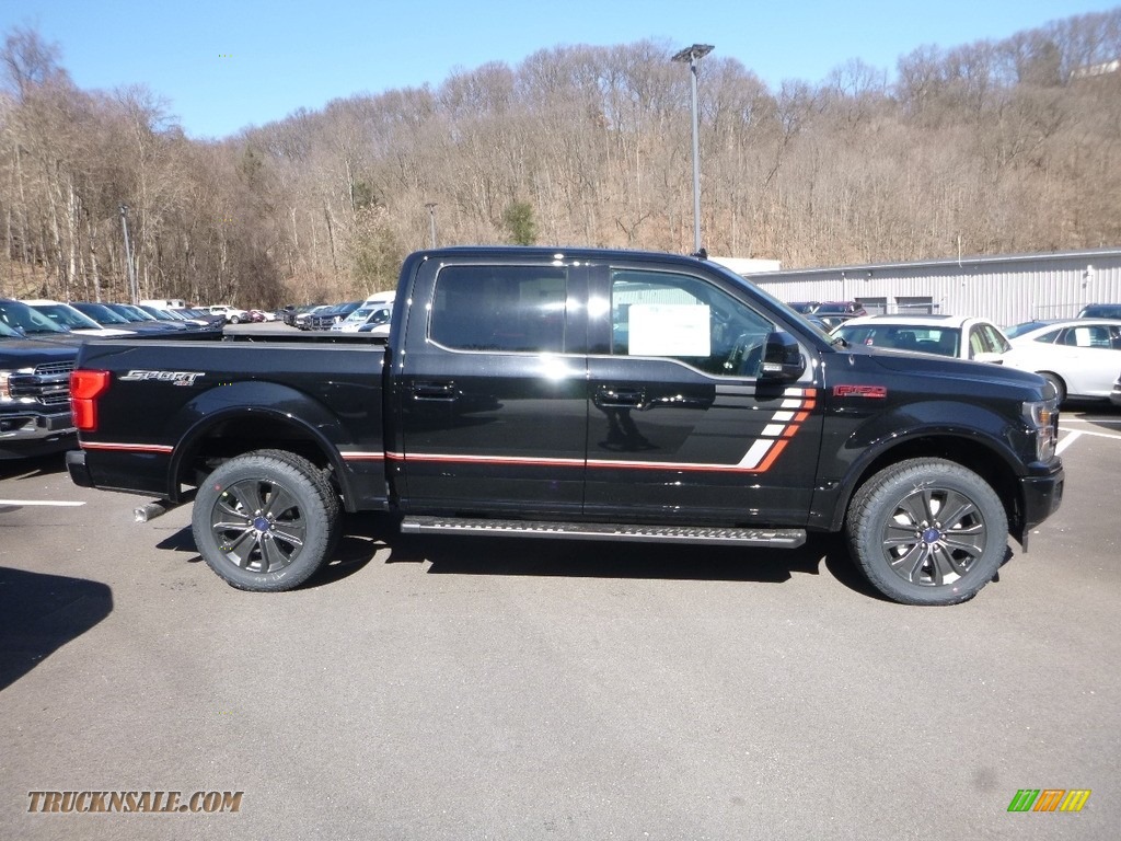 Shadow Black / Special Edition Black/Red Ford F150 Lariat SuperCrew 4x4