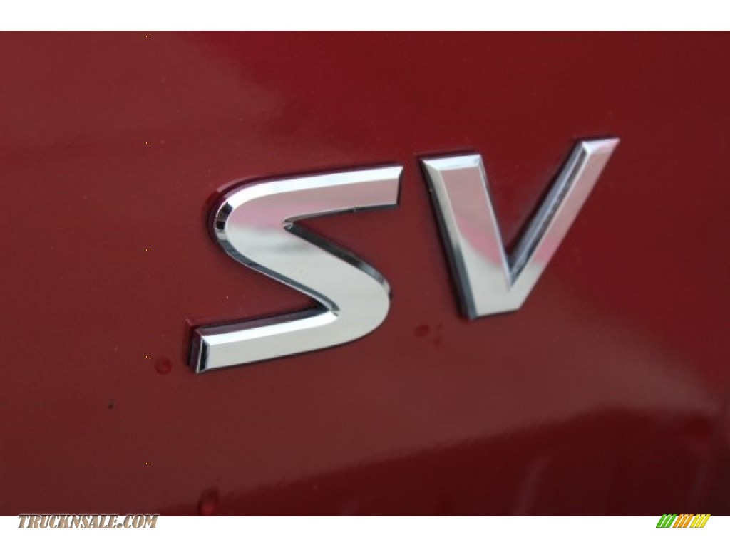 2013 Frontier SV V6 Crew Cab - Cayenne Red / Beige photo #34