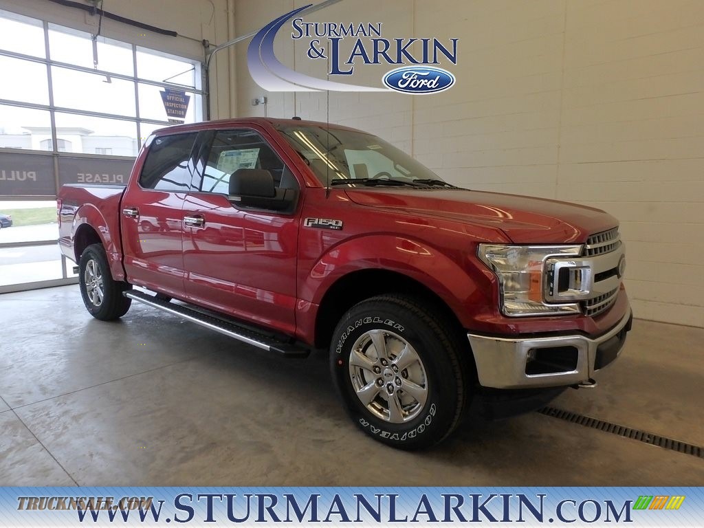 Ruby Red / Earth Gray Ford F150 XLT SuperCrew 4x4