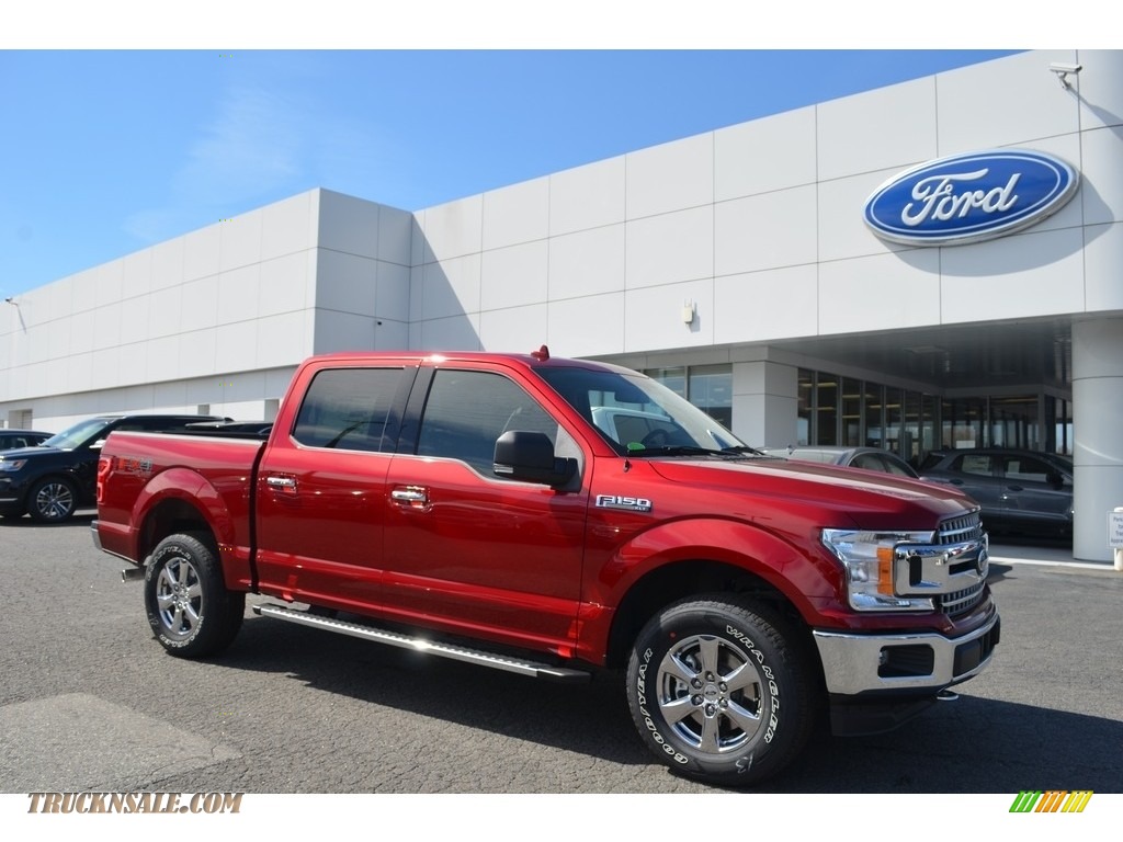 Ruby Red / Light Camel Ford F150 XLT SuperCrew 4x4