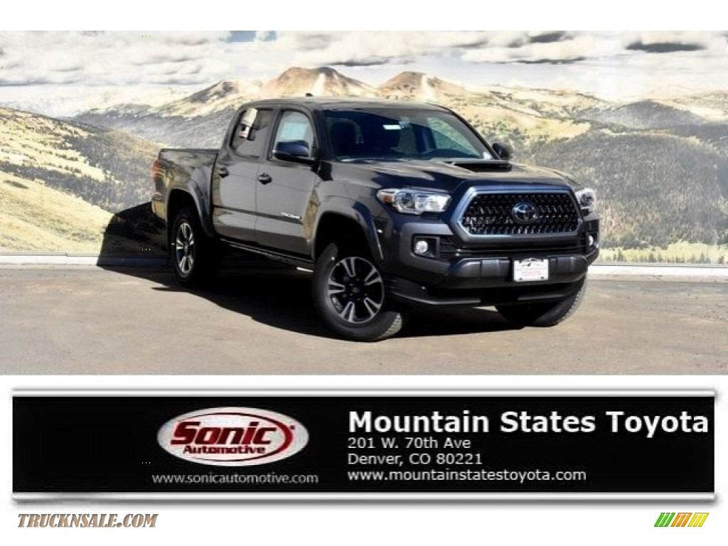 2018 Tacoma TRD Sport Double Cab 4x4 - Magnetic Gray Metallic / Cement Gray photo #1