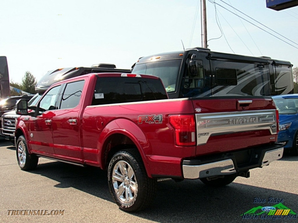 2018 F150 King Ranch SuperCrew 4x4 - Ruby Red / King Ranch Kingsville photo #3