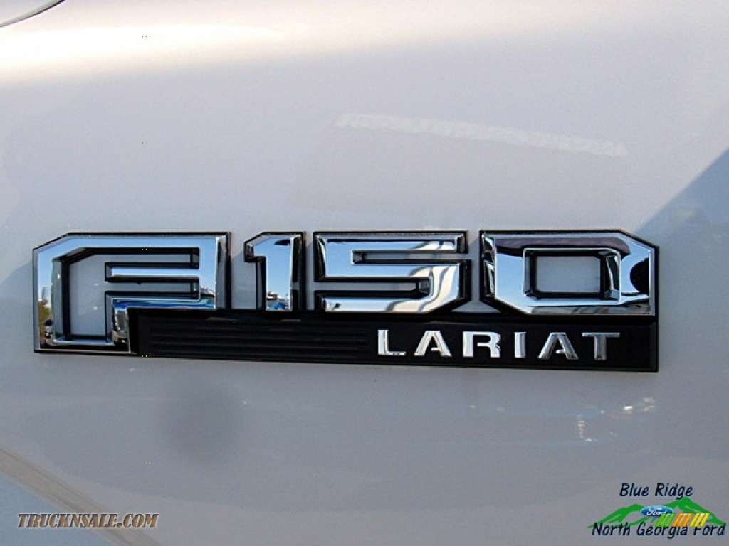 2018 F150 Lariat SuperCrew 4x4 - White Platinum / Light Camel photo #35