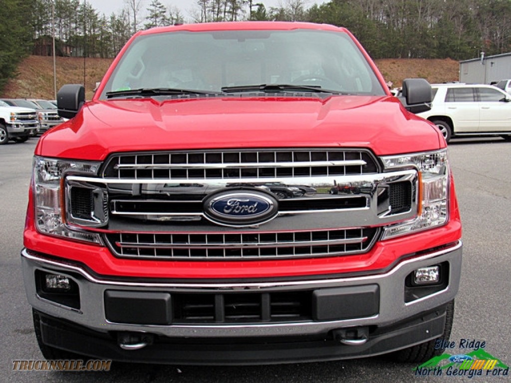 2018 F150 XLT SuperCrew 4x4 - Race Red / Earth Gray photo #8