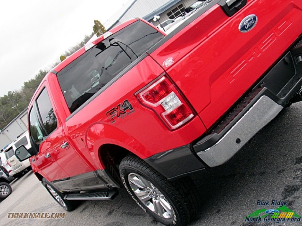 2018 F150 XLT SuperCrew 4x4 - Race Red / Earth Gray photo #35