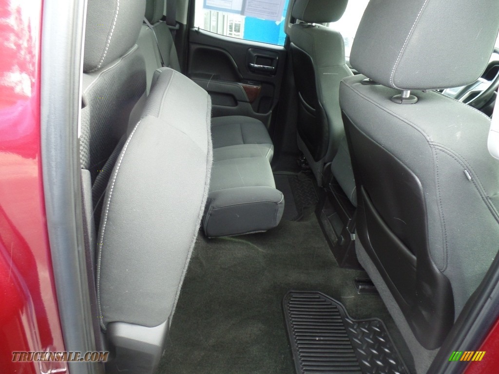 2015 Sierra 1500 SLE Double Cab 4x4 - Sonoma Red Metallic / Jet Black photo #42