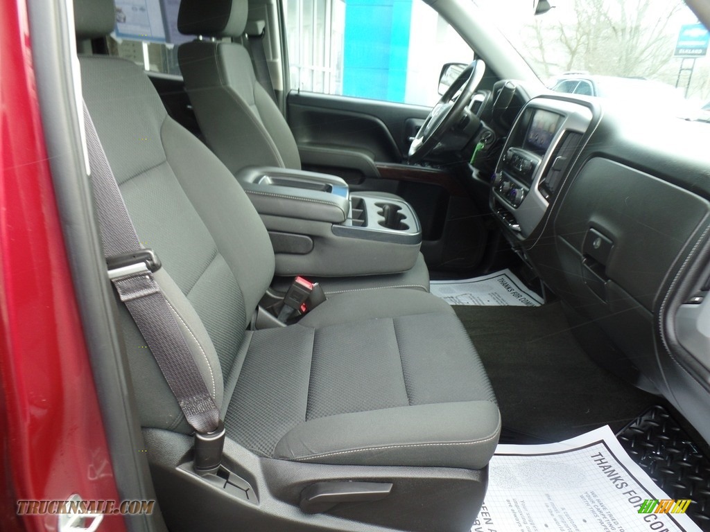 2015 Sierra 1500 SLE Double Cab 4x4 - Sonoma Red Metallic / Jet Black photo #44