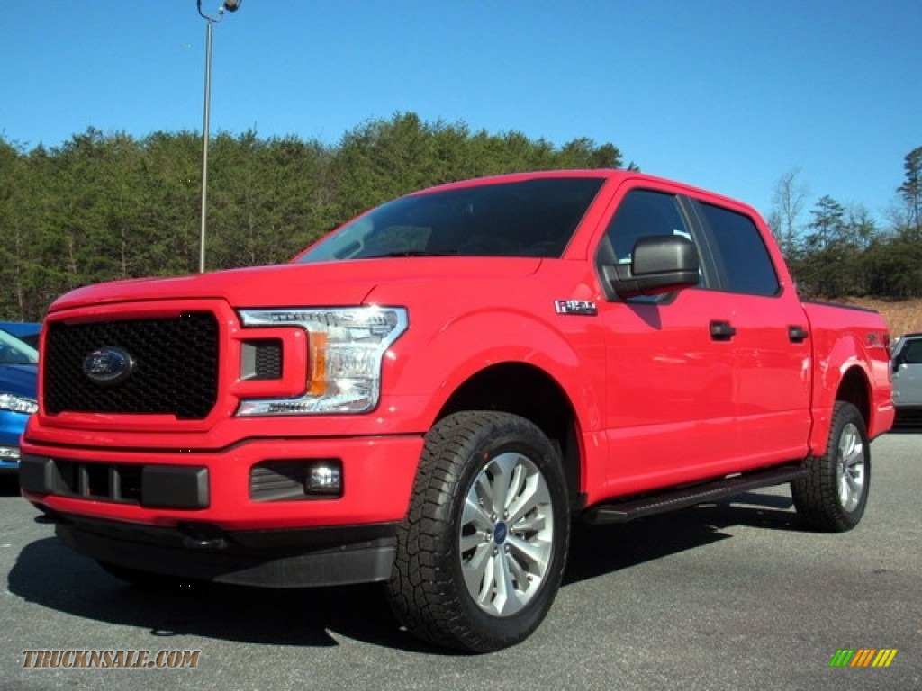 Race Red / Earth Gray Ford F150 STX SuperCrew 4x4