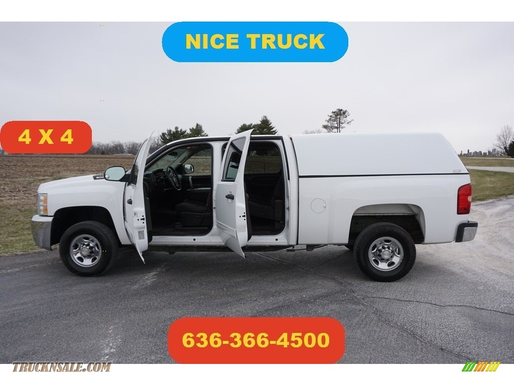 2010 Silverado 2500HD LT Crew Cab 4x4 - Summit White / Light Titanium/Ebony photo #1