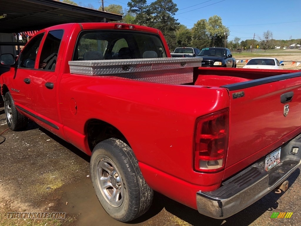 2005 Ram 1500 ST Quad Cab 4x4 - Flame Red / Taupe photo #3
