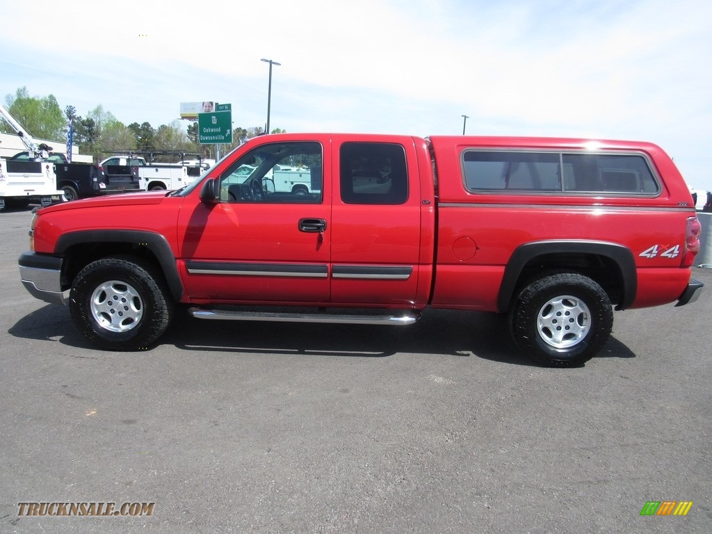 2003 Silverado 1500 LT Extended Cab 4x4 - Victory Red / Tan photo #2