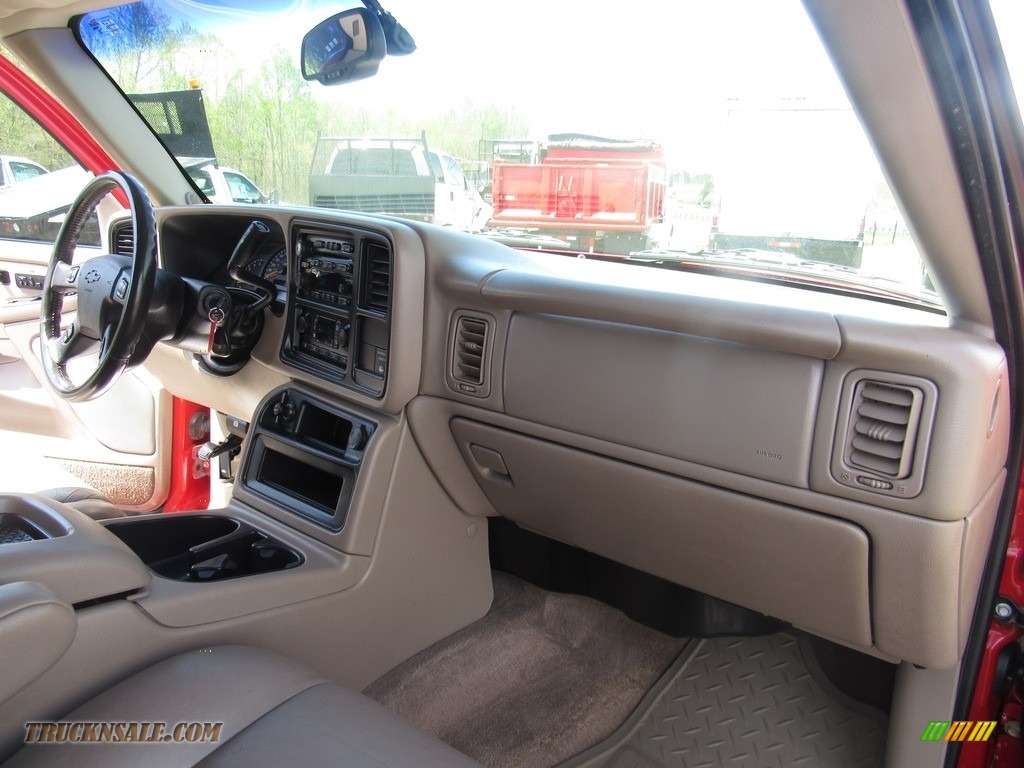2003 Silverado 1500 LT Extended Cab 4x4 - Victory Red / Tan photo #22