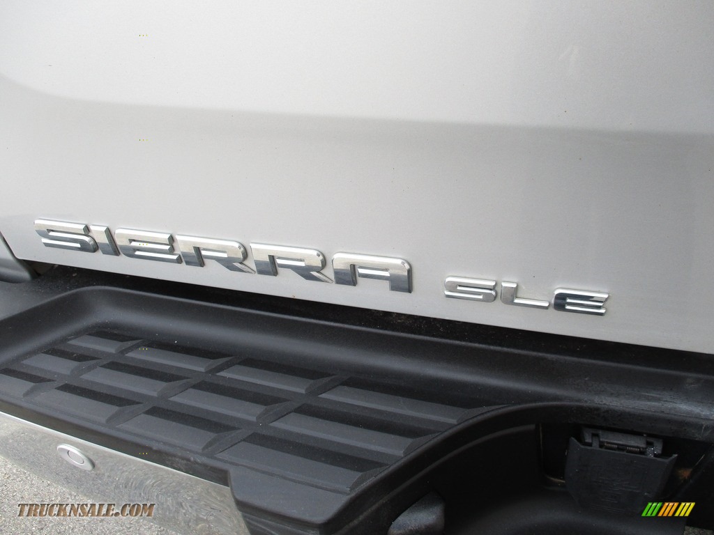2011 Sierra 2500HD SLE Crew Cab 4x4 - Pure Silver Metallic / Ebony photo #7
