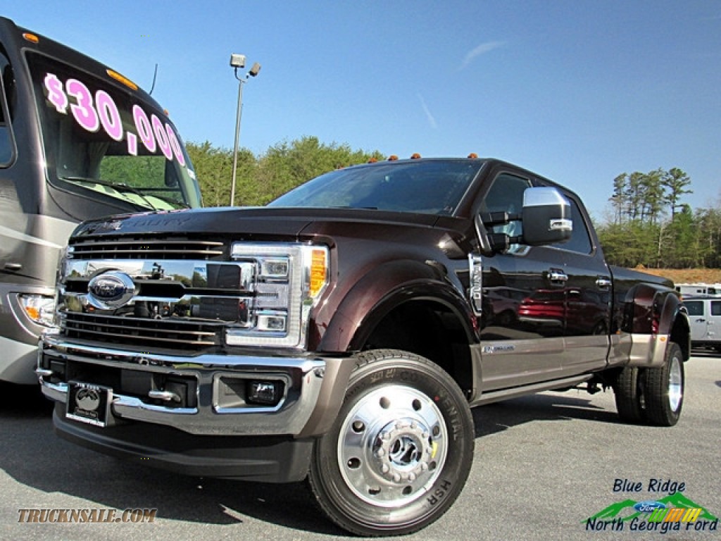 Magma Red / King Ranch Java Ford F450 Super Duty King Ranch Crew Cab 4x4