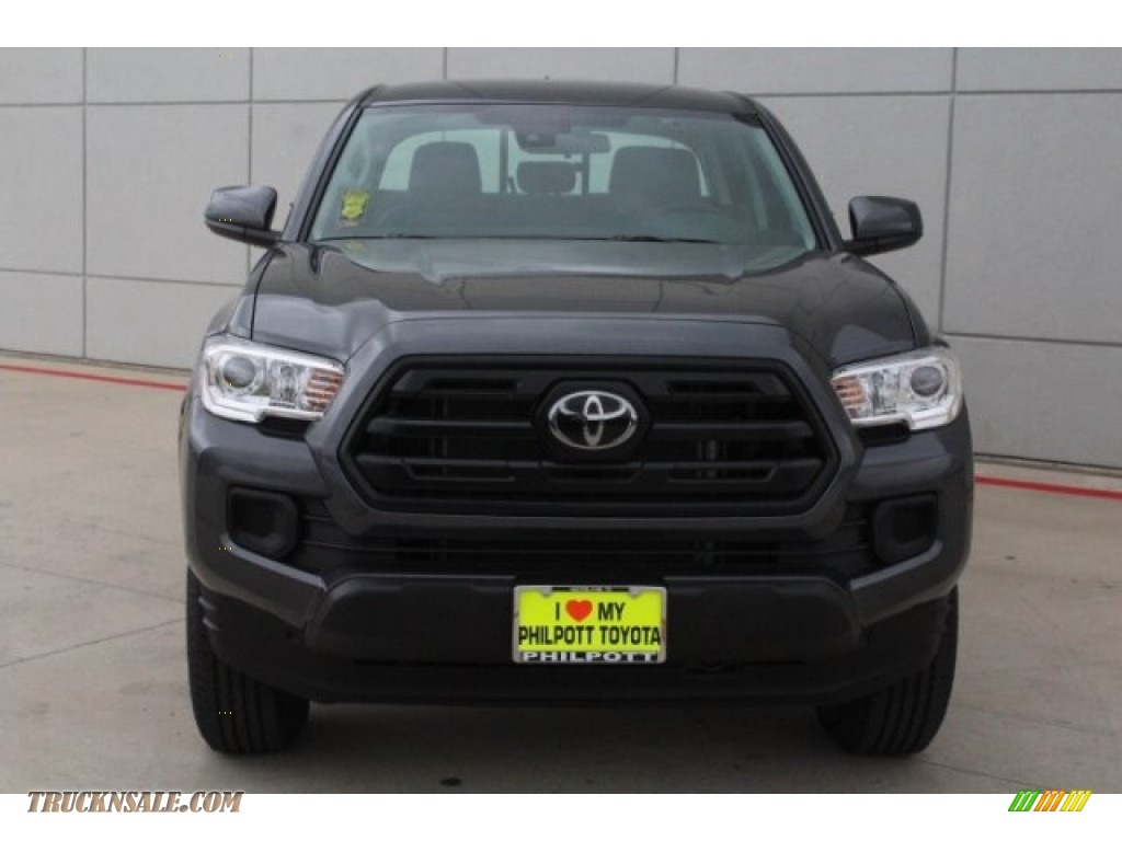 2018 Tacoma SR Double Cab - Magnetic Gray Metallic / Cement Gray photo #2