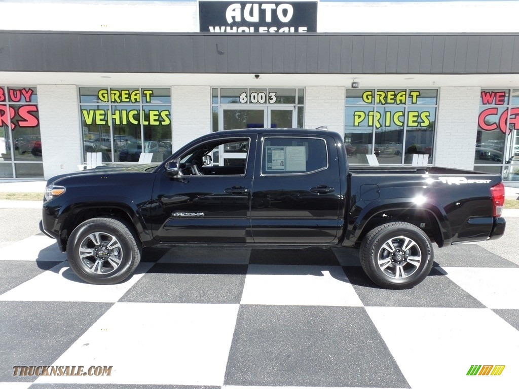Black / Cement Gray Toyota Tacoma TRD Sport Double Cab