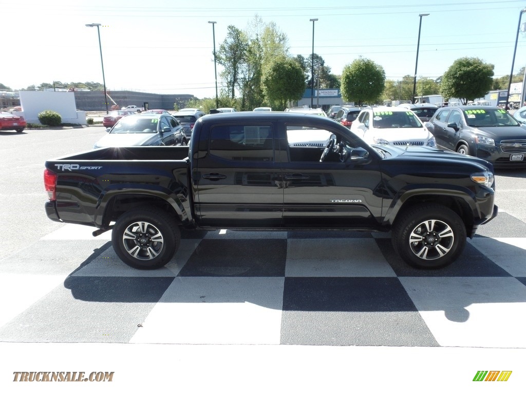 2017 Tacoma TRD Sport Double Cab - Black / Cement Gray photo #3