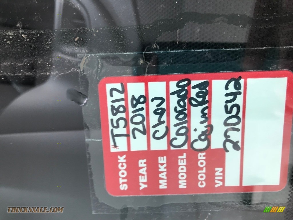 2018 Colorado LT Extended Cab - Cajun Red Tintcoat / Jet Black photo #27