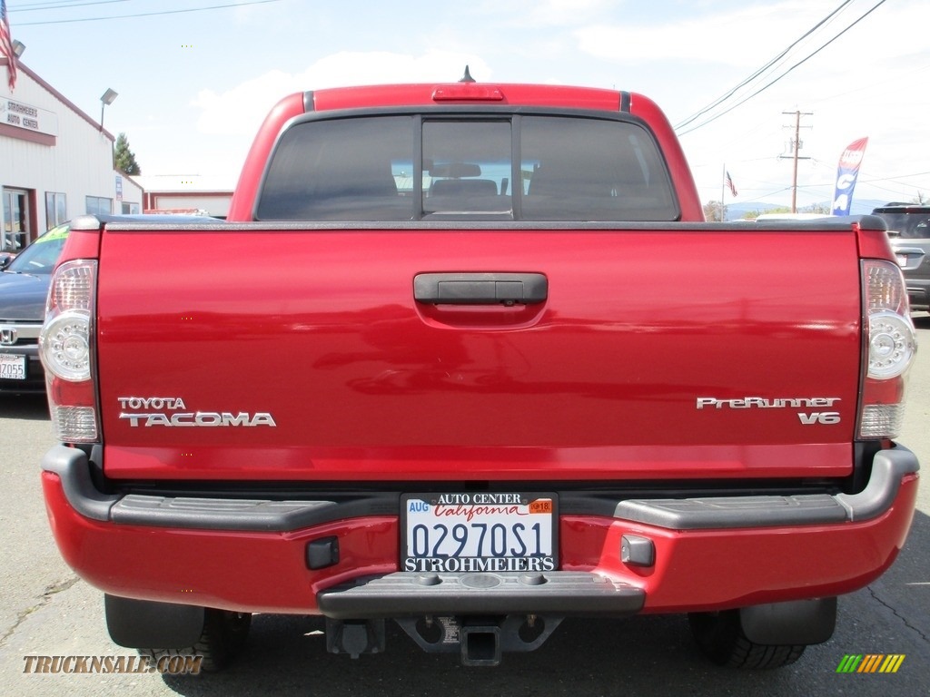 2015 Tacoma V6 PreRunner Double Cab - Barcelona Red Metallic / Graphite photo #6