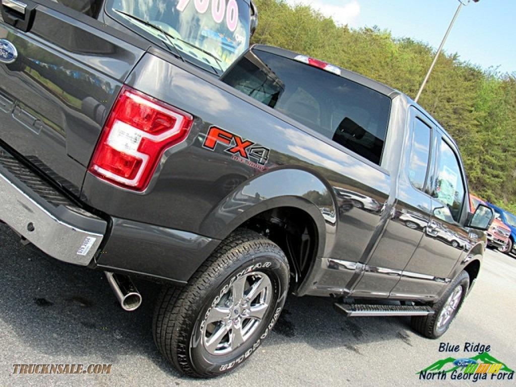 2018 F150 XLT SuperCab 4x4 - Magnetic / Earth Gray photo #32