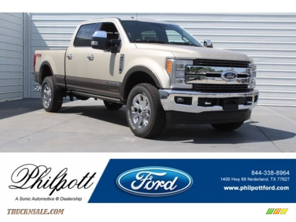 2018 F250 Super Duty King Ranch Crew Cab 4x4 - White Gold / King Ranch Kingsville Java photo #1
