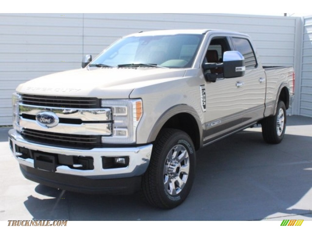 2018 F250 Super Duty King Ranch Crew Cab 4x4 - White Gold / King Ranch Kingsville Java photo #3