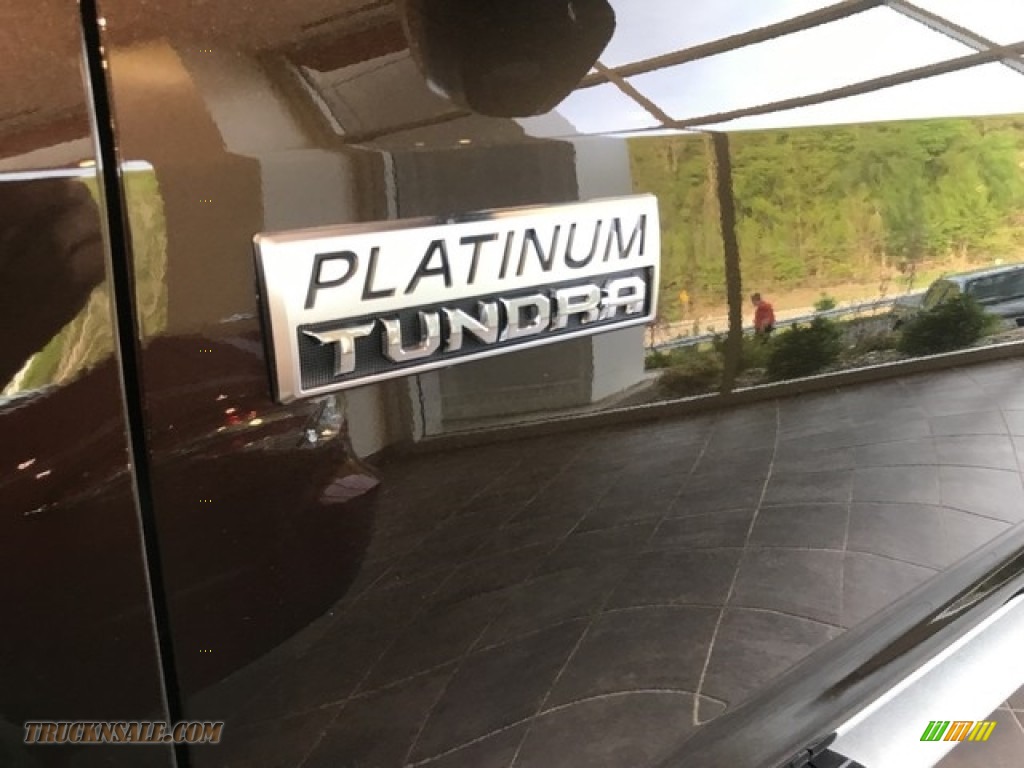 2018 Tundra Platinum CrewMax 4x4 - Smoked Mesquite / Black photo #8