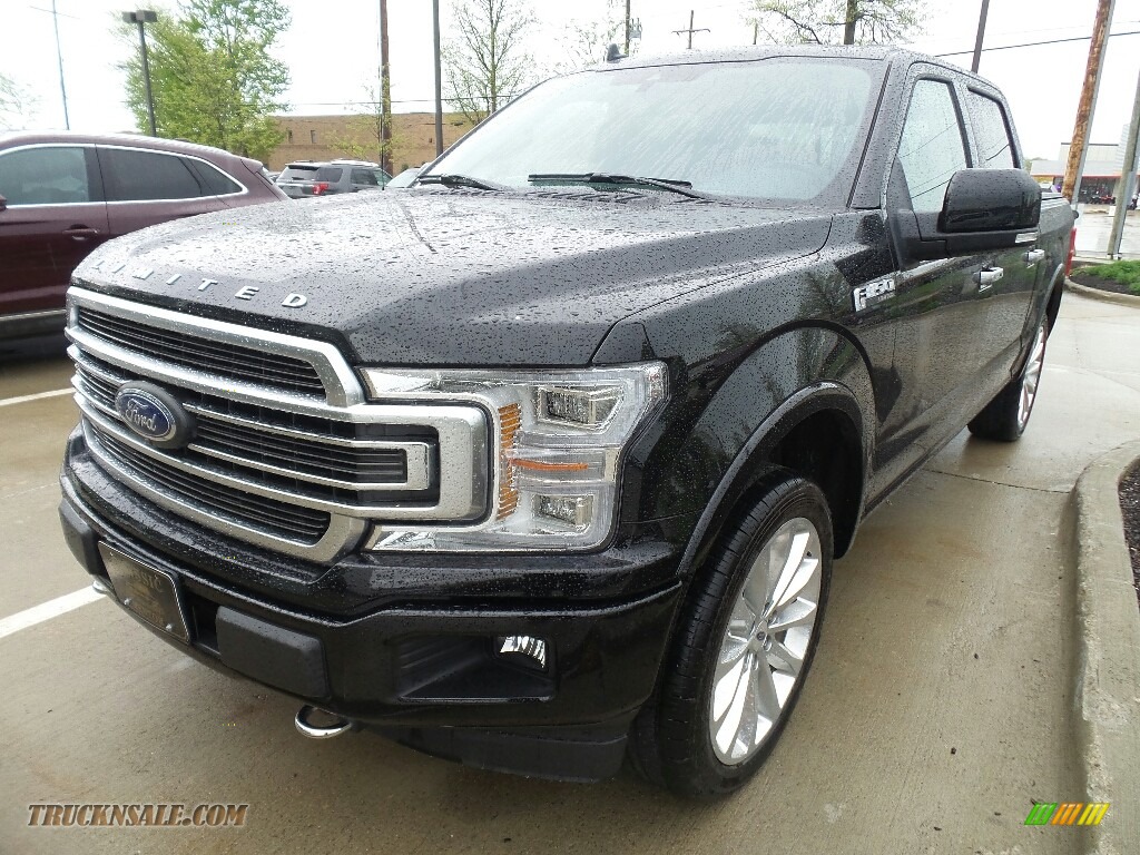 2018 F150 Limited SuperCrew 4x4 - Shadow Black / Limited Navy Pier photo #1