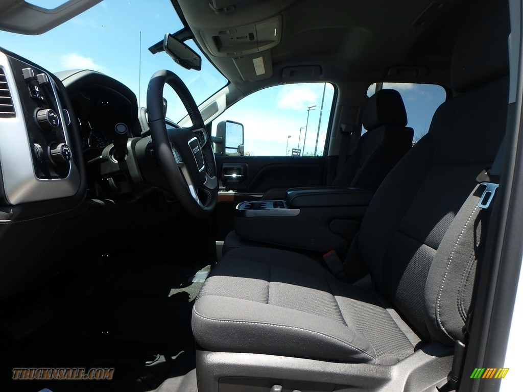 2018 Sierra 2500HD SLE Double Cab 4x4 - Summit White / Jet Black photo #10