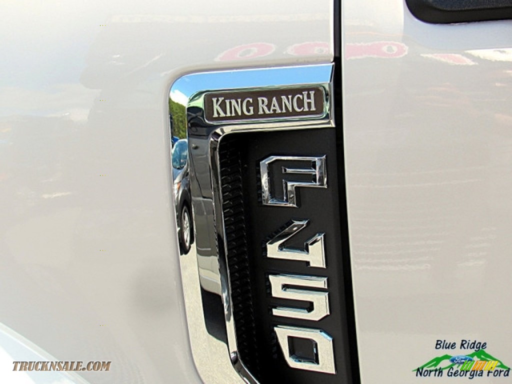 2018 F450 Super Duty King Ranch Crew Cab 4x4 - White Platinum / King Ranch Java photo #41