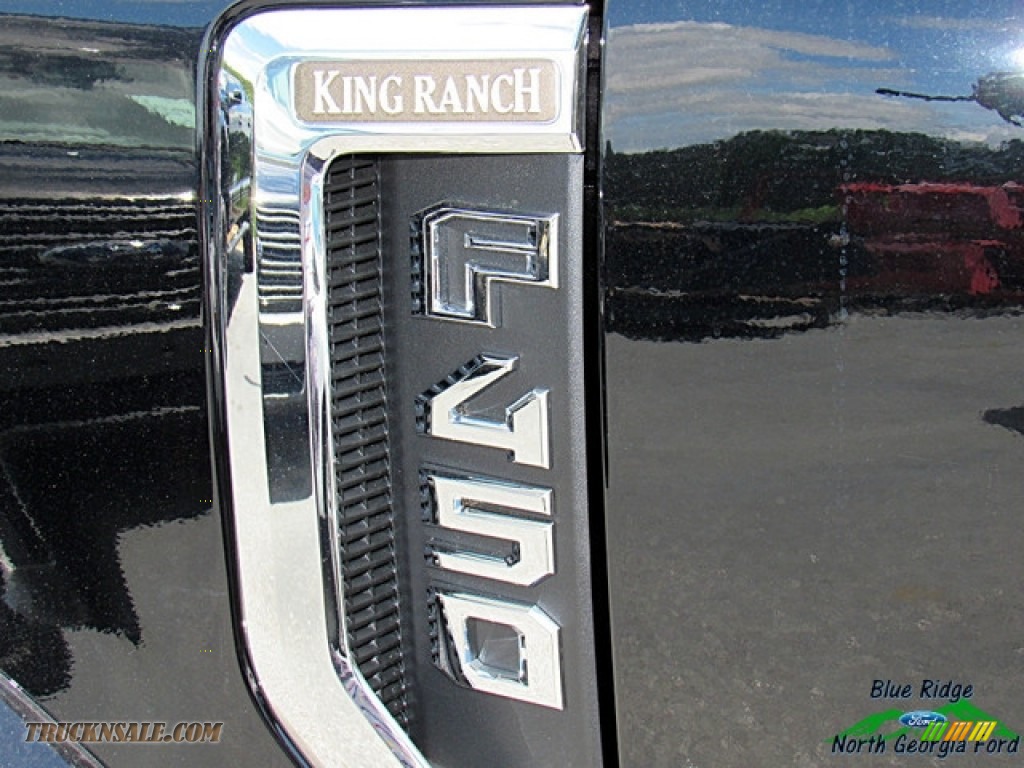 2018 F450 Super Duty King Ranch Crew Cab 4x4 - Shadow Black / King Ranch Java photo #40
