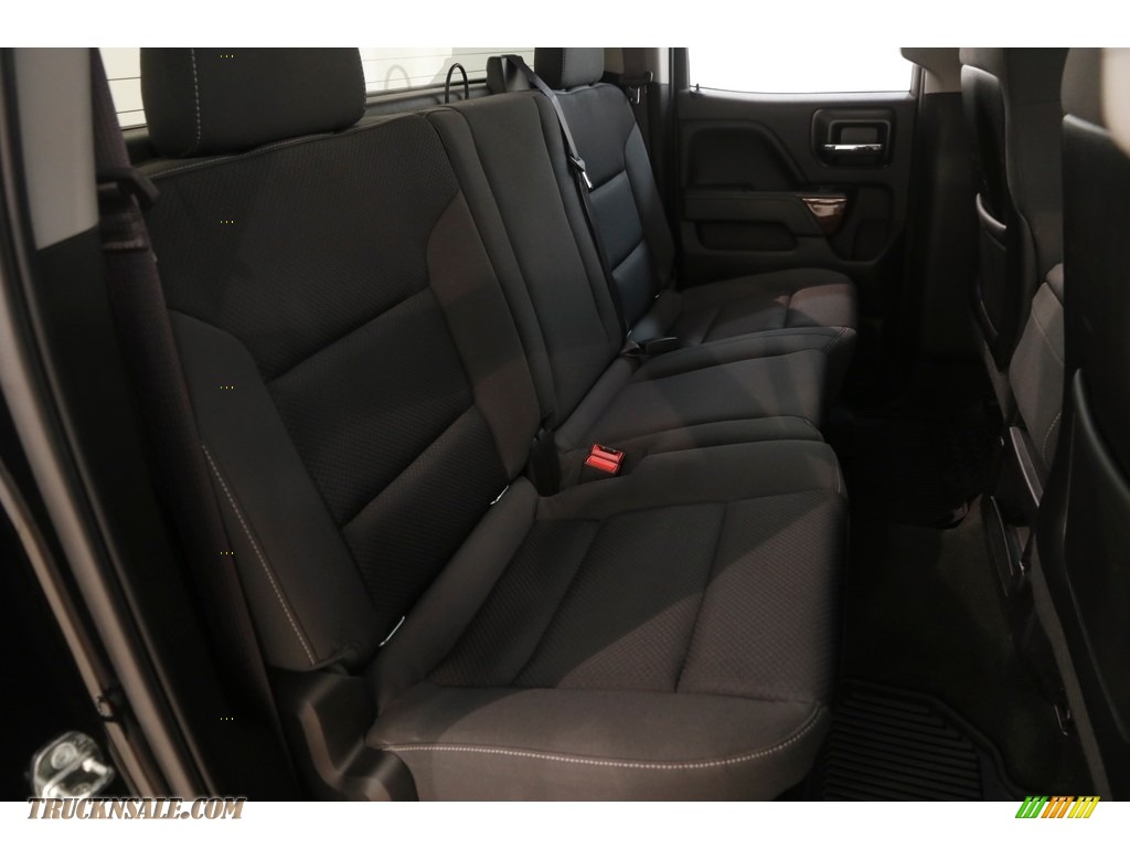 2015 Sierra 1500 SLE Double Cab 4x4 - Onyx Black / Jet Black photo #17