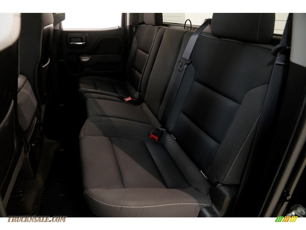2015 Sierra 1500 SLE Double Cab 4x4 - Onyx Black / Jet Black photo #18