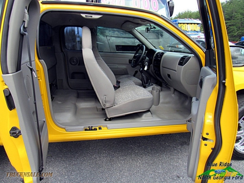 2005 Colorado Extended Cab - Yellow / Very Dark Pewter photo #12