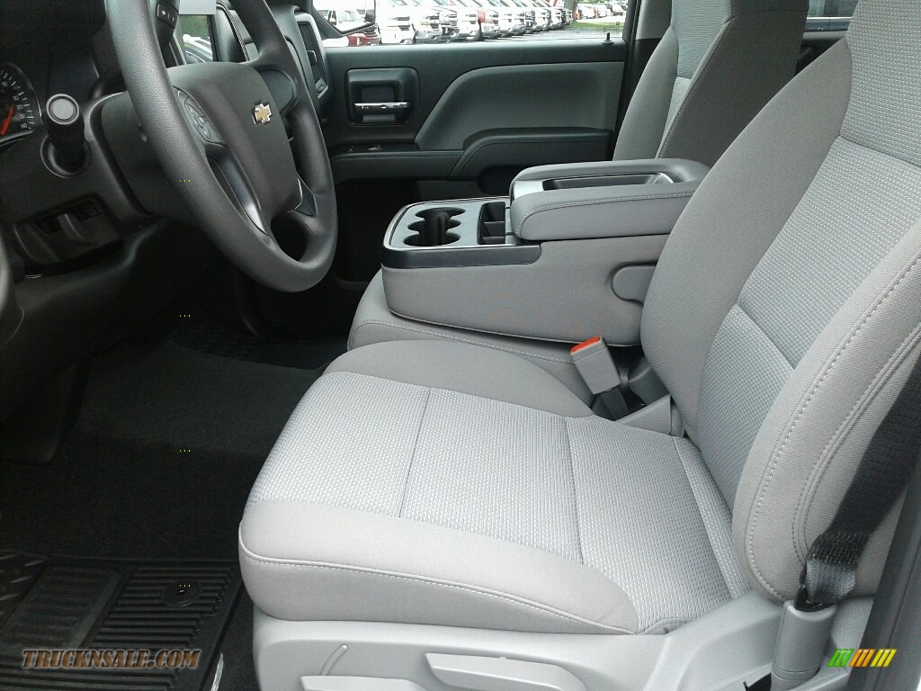 2018 Silverado 1500 Custom Double Cab - Summit White / Dark Ash/Jet Black photo #9