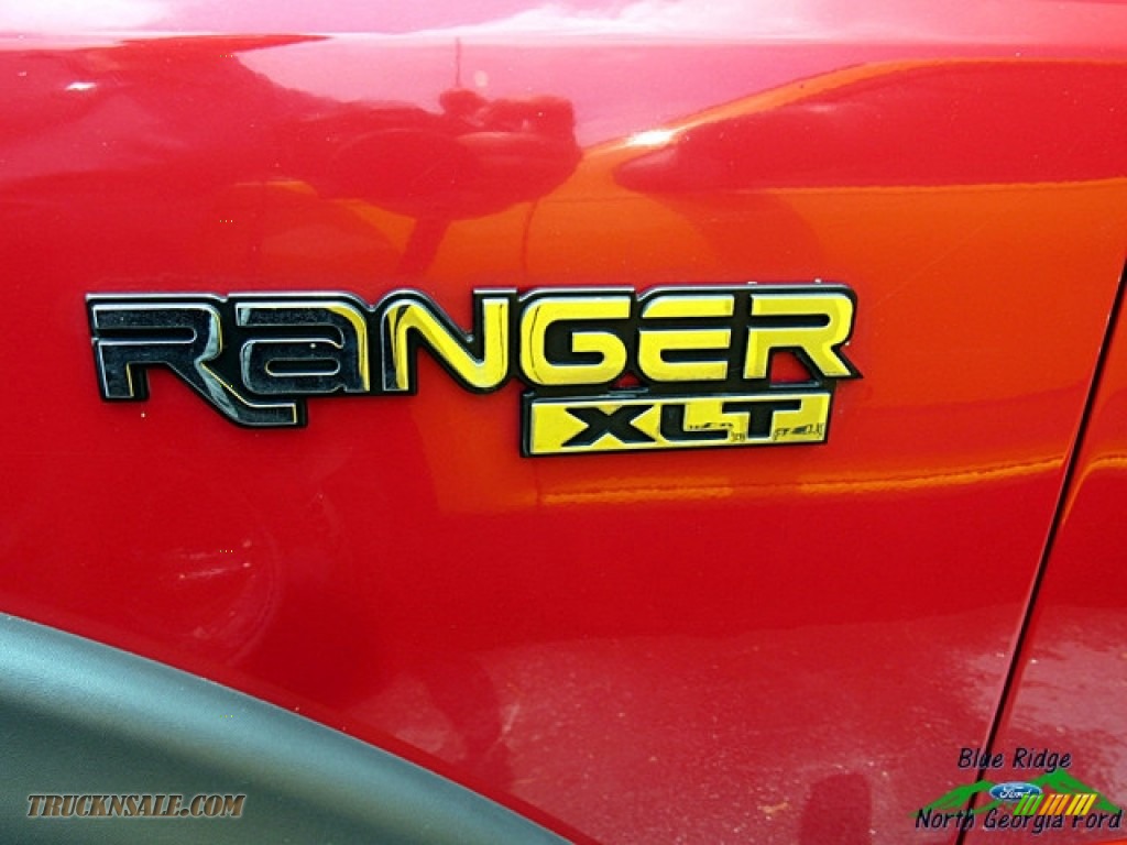 1999 Ranger XLT Extended Cab 4x4 - Bright Red / Medium Prairie Tan photo #26