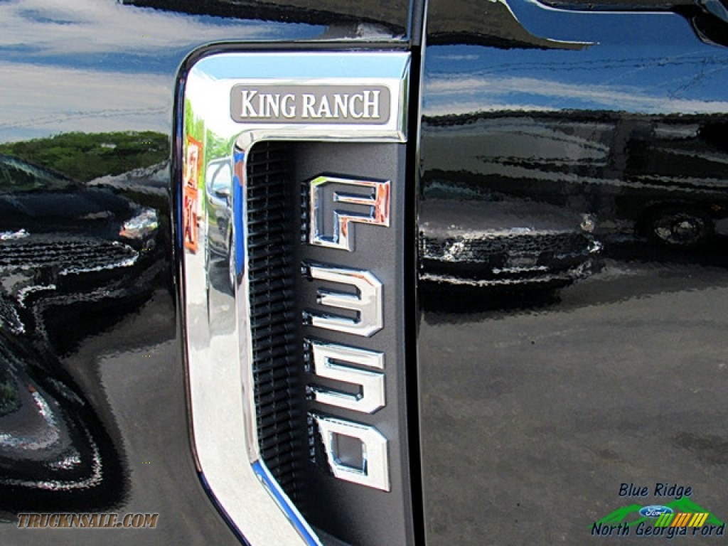 2018 F350 Super Duty King Ranch Crew Cab 4x4 - Shadow Black / King Ranch Java photo #39