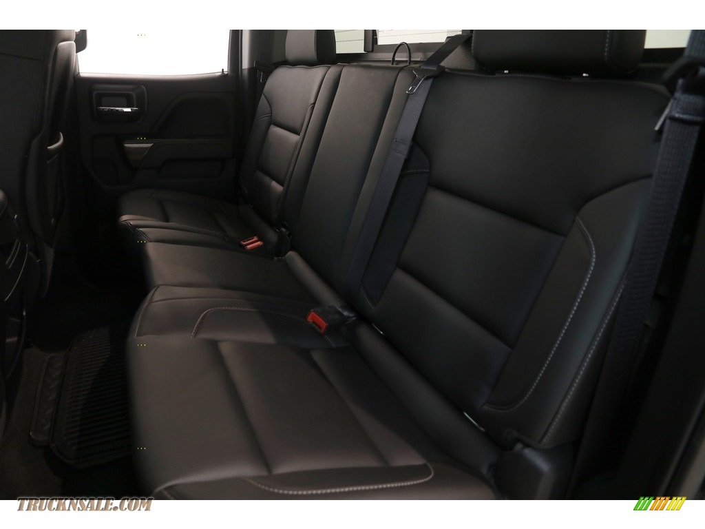 2015 Sierra 1500 SLT Double Cab 4x4 - Onyx Black / Jet Black photo #20