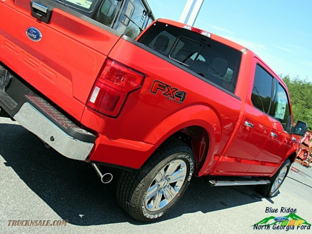 2018 F150 XLT SuperCrew 4x4 - Race Red / Earth Gray photo #35