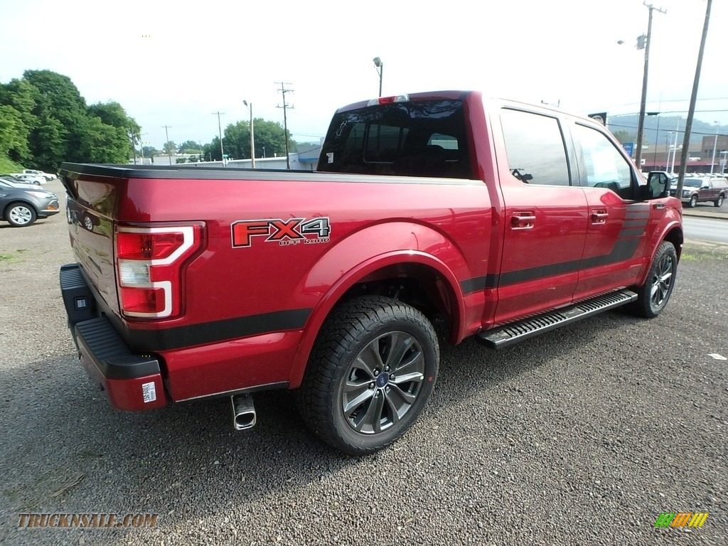 2018 F150 XLT SuperCrew 4x4 - Ruby Red / Special Edition Black/Red photo #3