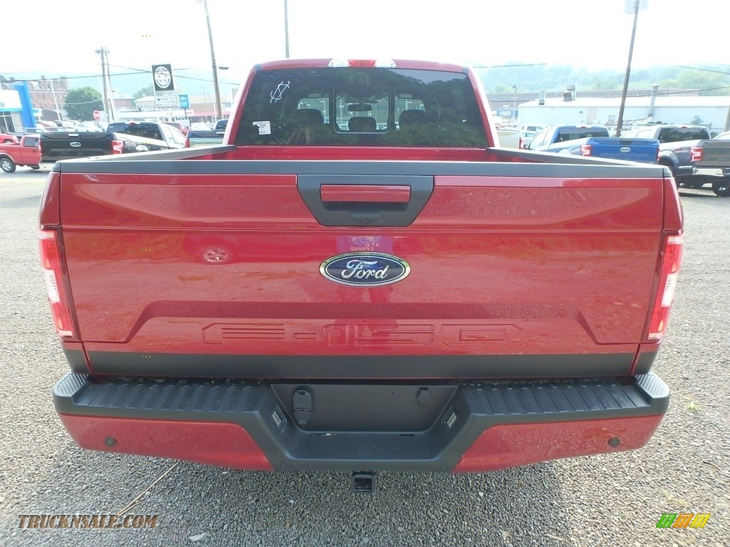 2018 F150 XLT SuperCrew 4x4 - Ruby Red / Special Edition Black/Red photo #4
