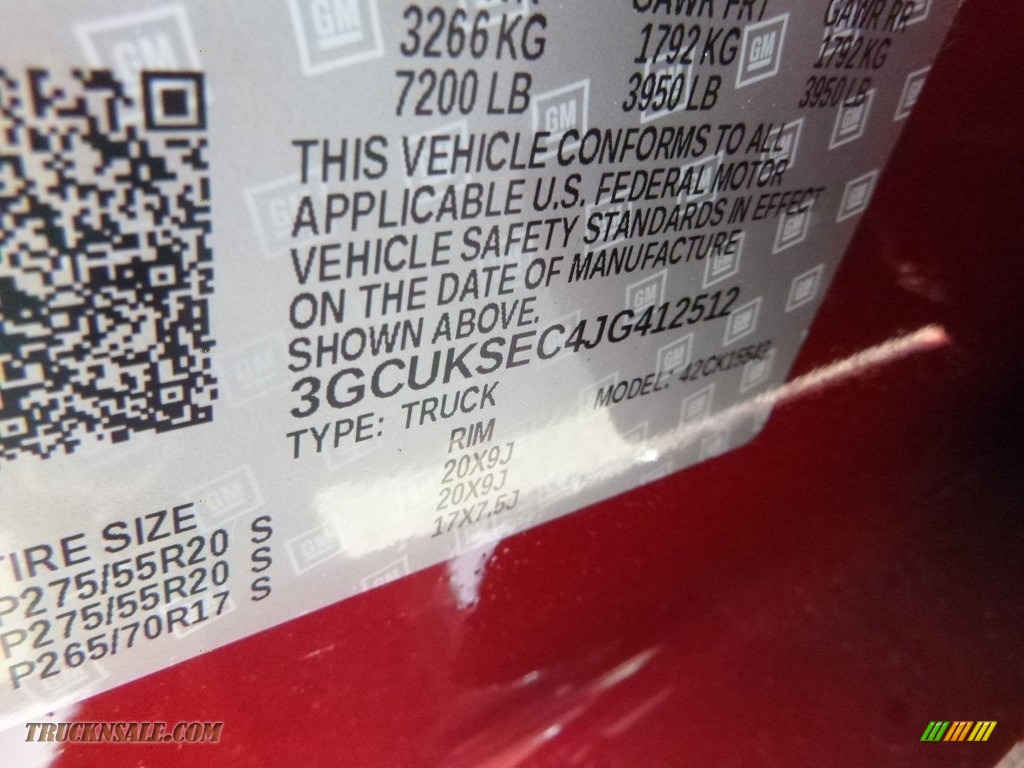 2018 Silverado 1500 LTZ Crew Cab 4x4 - Cajun Red Tintcoat / Jet Black photo #14