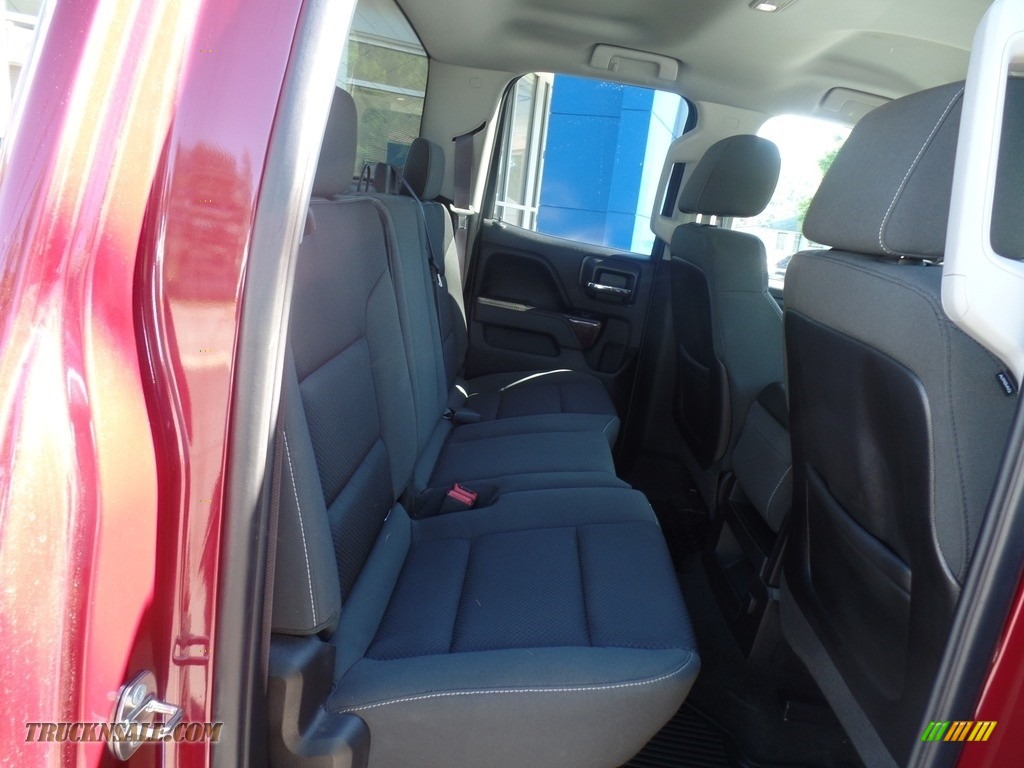 2015 Sierra 1500 SLE Double Cab 4x4 - Sonoma Red Metallic / Jet Black photo #43
